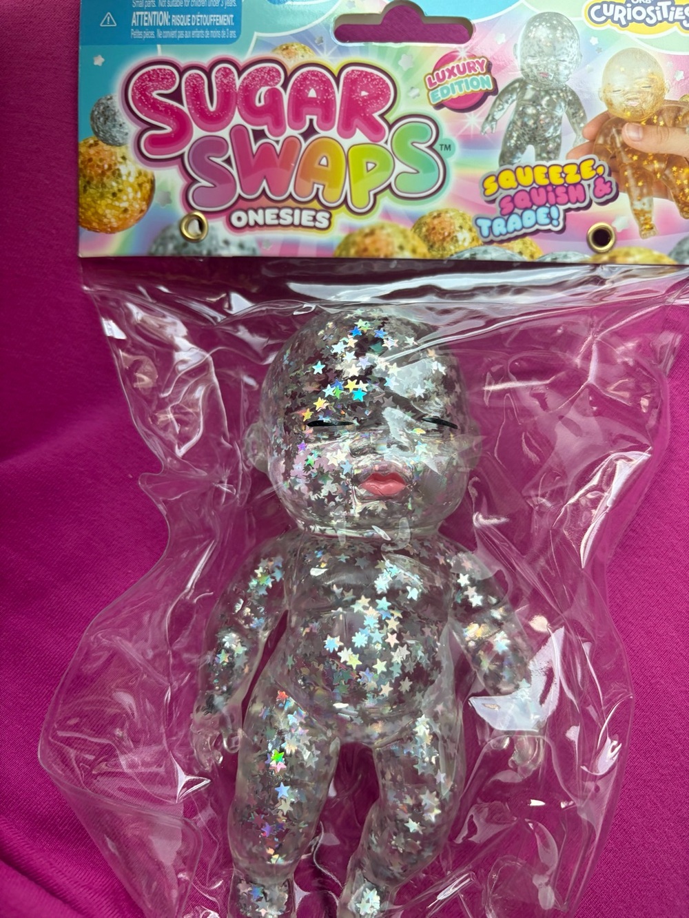 Sugar Swaps luxury edition Onesies Glitter Star Baby Figure
